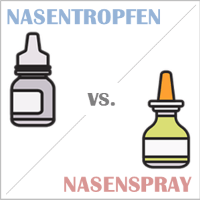 Nasentropfen oder Nasenspray?