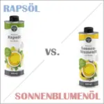 Sonnenblumenöl oder Rapsöl