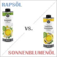 Rapsöl oder Sonnenblumenöl?