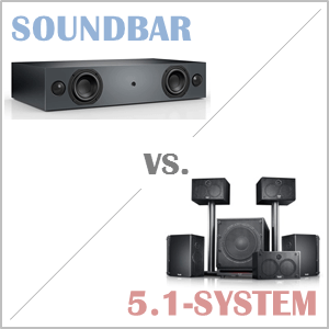 Soundbar oder Lautsprechersystem 5.1