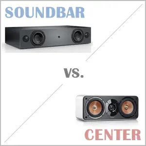 Soundbar oder Centerlautsprecher