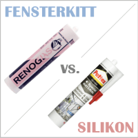 Fensterkitt oder Silikon?