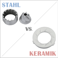 Stahl- oder Keramikmahlwerk?