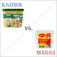 Knorr oder Maggi? (Gemüsebrühe)