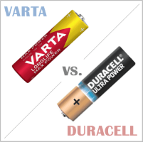 Varta oder Duracell Batterien