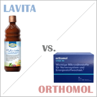 Lavita oder Orthomol? (Nahrungsergänzungsmittel)