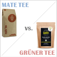 Mate oder grüner Tee?