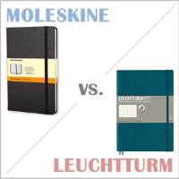 Moleskine oder Leuchtturm (Notizbücher)