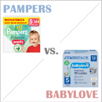 Pampers oder Babylove? (Windeln)