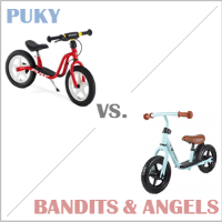 Puky oder Bandits & Angels? (Kinder-Laufräder)