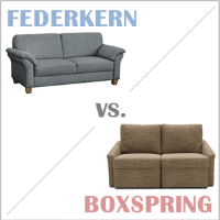 Federkern oder Boxspring-Sofa?