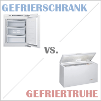 Gefrierschrank oder Gefriertruhe?