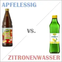 Apfelessig oder Zitronenwasser? (Abnehmen)