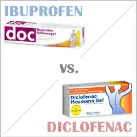 Ibuprofen oder Diclofenac? (Schmerzgel)