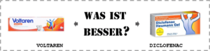 Voltaren oder Diclofenac? (Schmerzgel) - was ist besser?