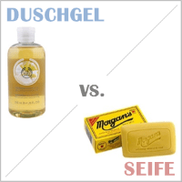 Duschgel oder Seife?
