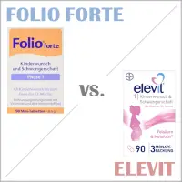 Folio Forte oder Elevit? (Nahrungsergänzungsmittel)