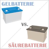 Gelbatterie oder Säurebatterie?