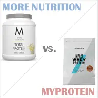 More Nutrition oder Myprotein? (Proteinpulver)