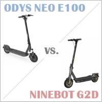 Odys Neo e100 oder Ninebot G2D? (E-Scooter)