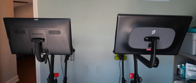 Peloton vs Peloton Plus Bildschirmgröße