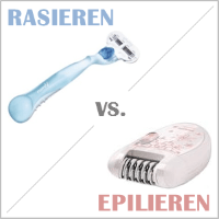 Rasieren oder Epilieren?